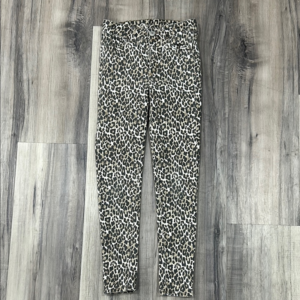 American Eagle Outfitters Leopard Accent Jeans